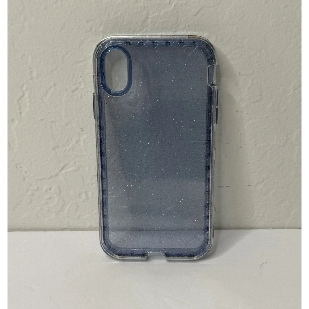 Milprox iPhone XR Blue Glitter Hard Case Protective High‎ Quality